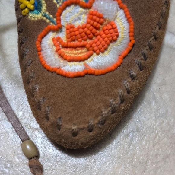 Tory Burch Huntington Fringe Embroidered Brown Suede Women's Shoes Booties - Picture 8 of 10